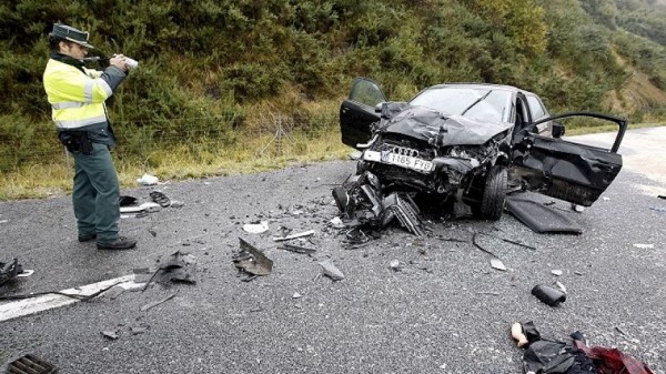 Miles de kilómetros de carreteras españolas tienen riesgo accidentes